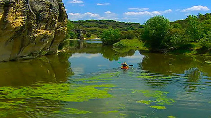 El río Guadalix, cerca del embalse de Pedrezuela / Telemadrid