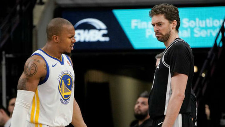 Pau Gasol ante los Warriors / Telemadrid