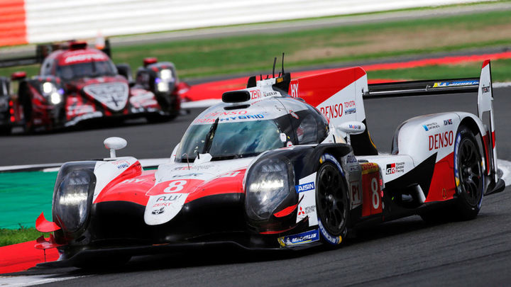 El toyota de Fernando Alonso / Telemadrid