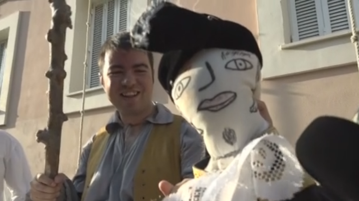 Pelele que representa a Godoy