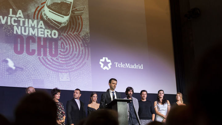 Premier de 'La víctima número ocho' en el Palacio de la Prensa / Comunicación Telemadrid