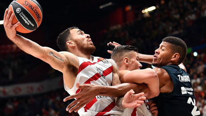 Tavares ante el Milán / Efe