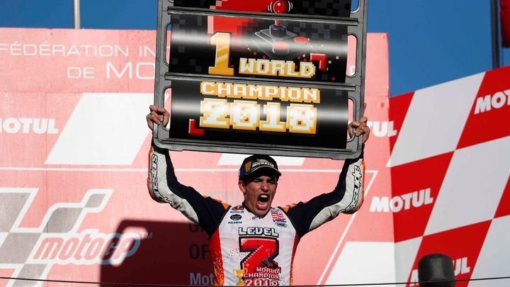 Marc Márquez, campeón del Mundo 2018