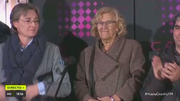 Manuela Carmena preside la inauguración de la nueva Gran Vía