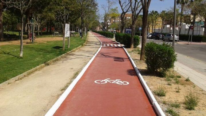 Carril bici en Fuenlabrada