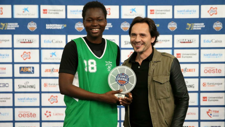 Aminata Sangaré y Javier Callejo / Copa Colegial 2019