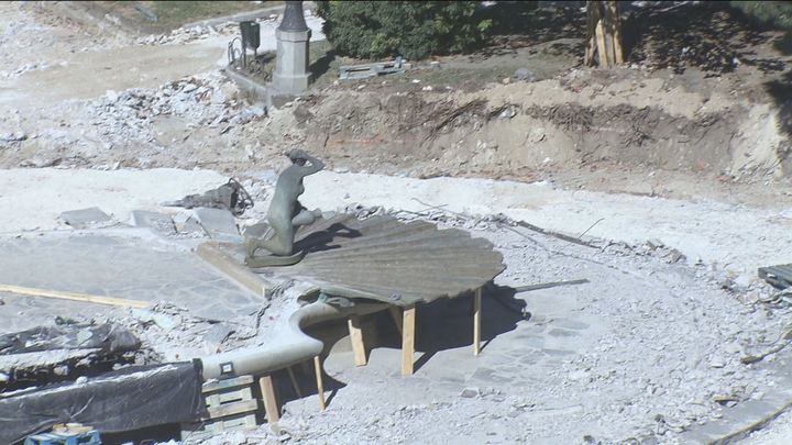 Obras en Plaza de España