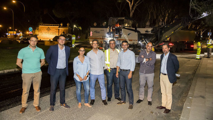 Operación asfalto en Alcobendas