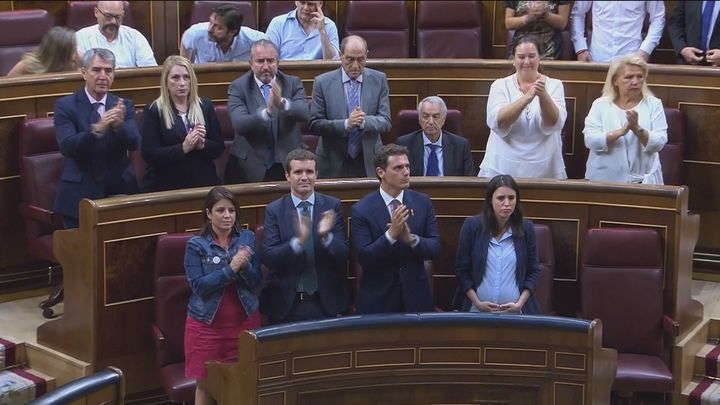 Homenaje a las víctimas del terrorismo en el Congreso