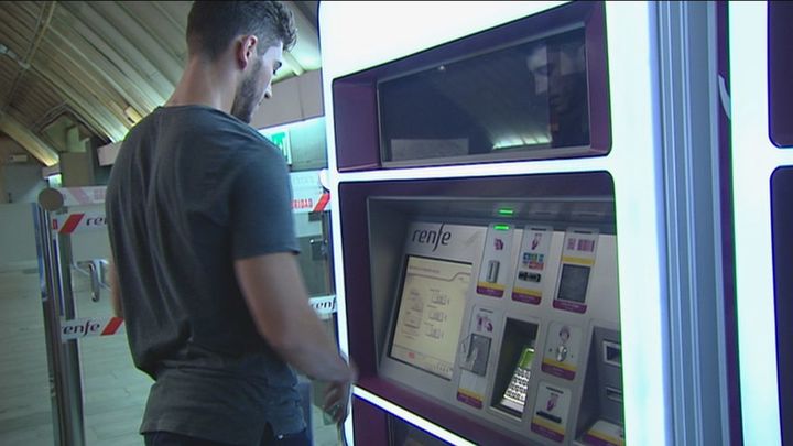 Maquina expendedora de billetes