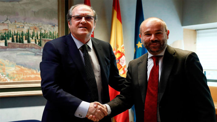 Angel Gabilondo con Juan Trinidad