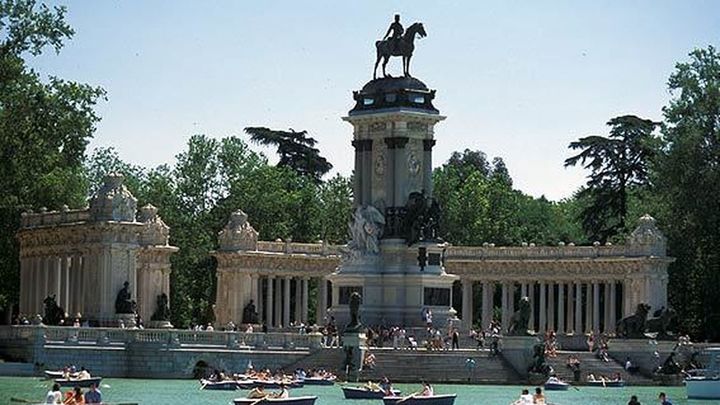 El parque del retiro