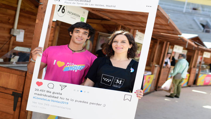 Diaz Ayuso en "Comete Las Ventas"