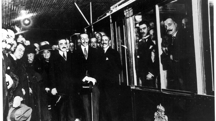 Alfonso XIII en la inauguración del Metro de Madrid / Metro de Madrid