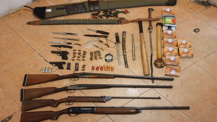 Parte del material incautado por la Policía Municipal