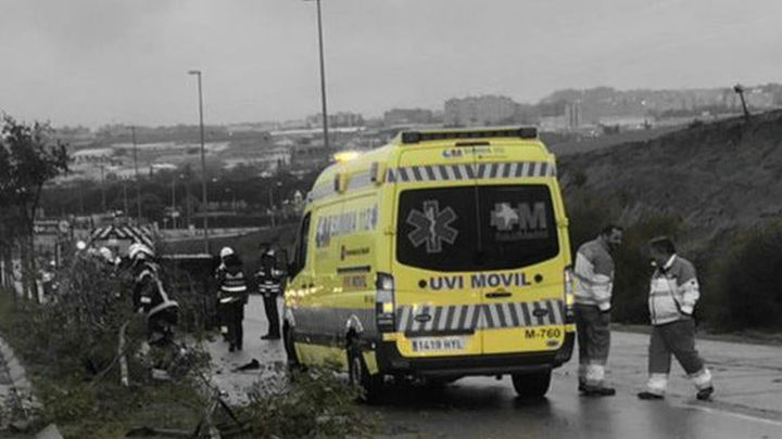 Accidente en Fuenlabrada