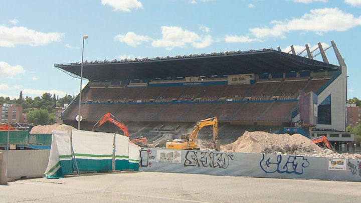 Derribo del Estadio Vicente Calderón