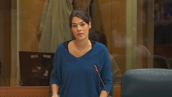 Isabel Serra, portavoz de Podemos en la Asamblea de Madrid
