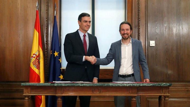 Sánchez e Iglesias / TELEMADRID
