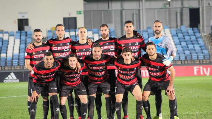 Once inicial del Inter ante el Castilla / CF Internacional de Madrid Boadilla