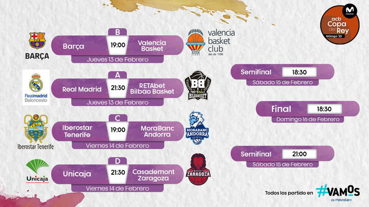 Cruces de la Copa del Rey 2020