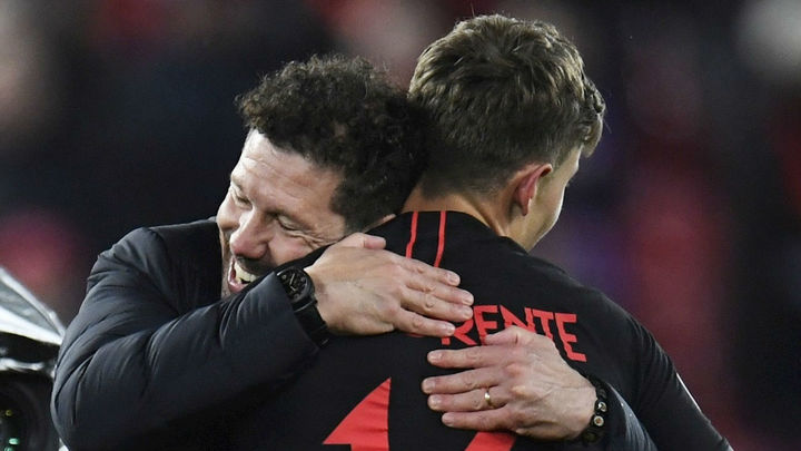 Simeone y Marcos Llorente