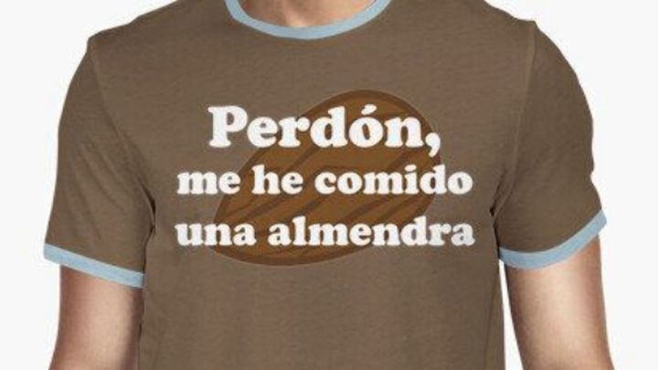 Camiseta de Simón frase de la almendra / Internet