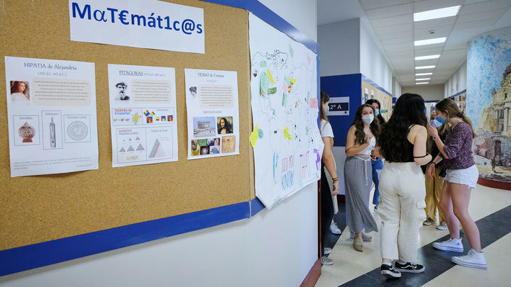 Alumnas de Bachillerato en un colegio madrileño / Europa Press