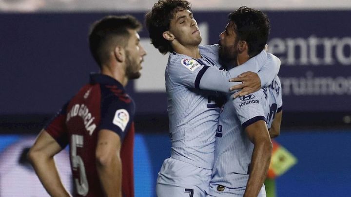 Joao Felix y Diego Costa ante Osasuna / EFE