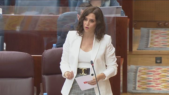 Isabel Díaz Ayuso, presidenta de la Comunidad de Madrid / TELEMADRID