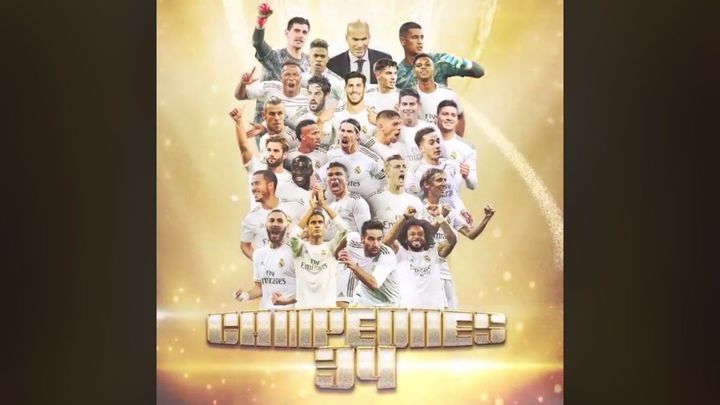 34 Ligas del Real Madrid / @realmadrid