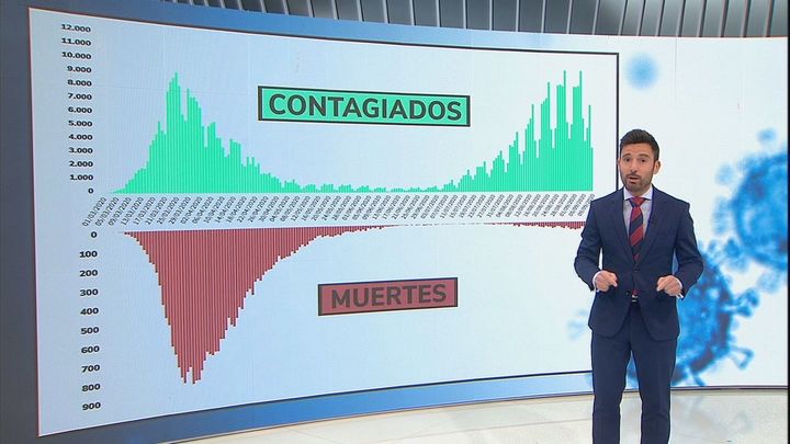 Panel de los nuevos contagios / REDACCIÓN