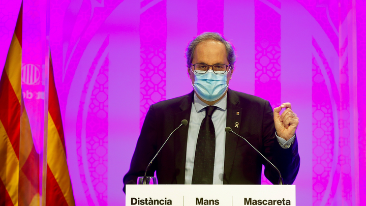 Quim Torra, presidente de Cataluña / Telemadrid