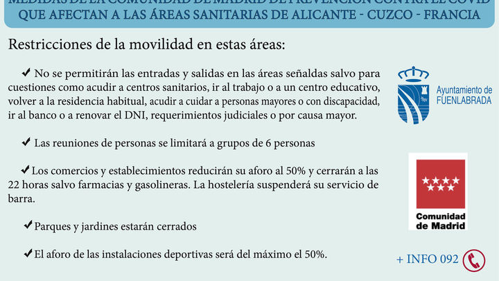 Recomendaciones covid-19 / @AytoFuenlabrada