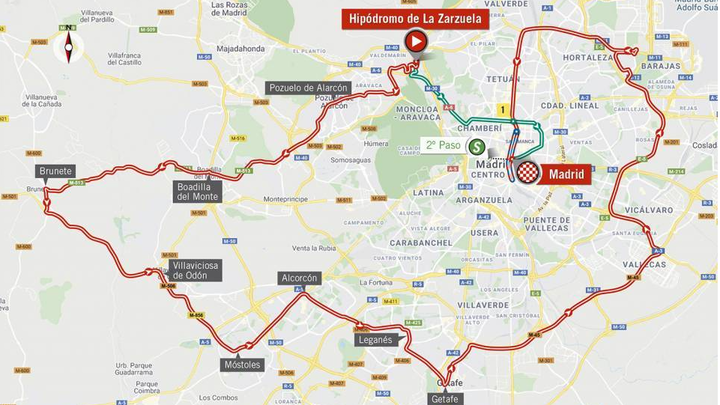 Mapa de la 18ª etapa de La Vuelta / lavuelta.es