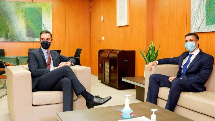 Pedro Sánchez y Leopoldo López / EFE
