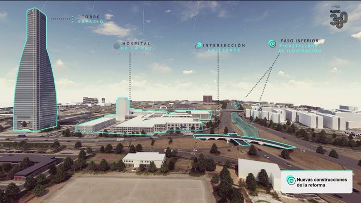 Proyecto para sustituir el Nudo Norte, salida de Madrid / Ayuntamiento de Madrid