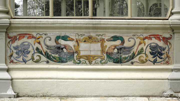 Cerámica decorativa del Palacio de Cristal de Madrid / Archivo