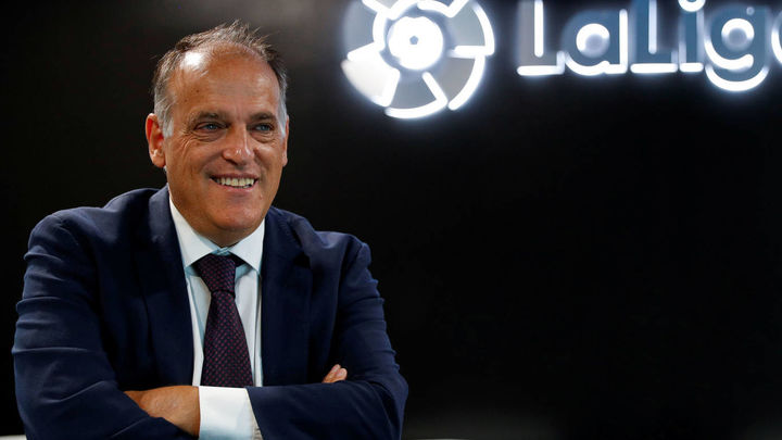 "La Superliga es inviable, un proyecto para arruinarse" / Javier Tebas, presidente de la Liga de Fútbol Profesional