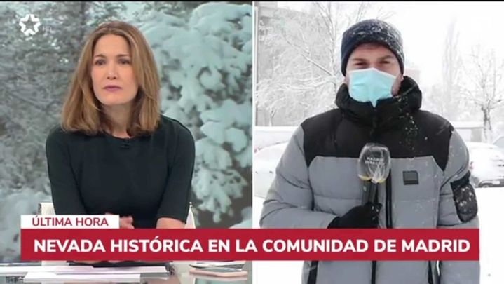 Silvia Intxaurrondo y Fernando López. / Comunicación Telemadrid