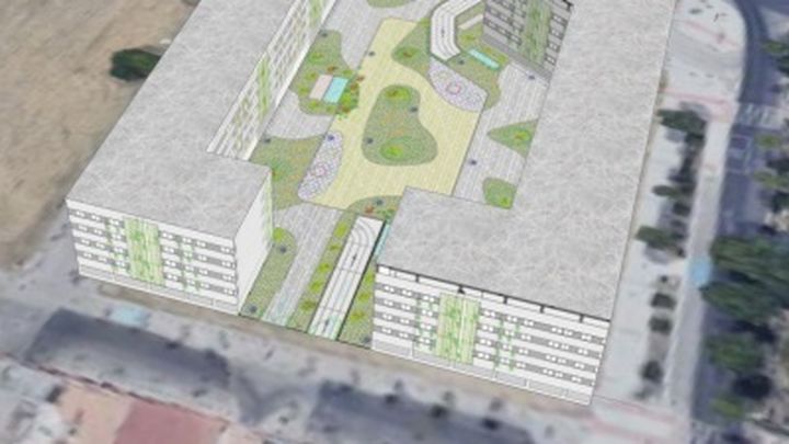 Diseño de dos bloques de viviendas públicas que se edificarán en Leganés / AYTO LEGANÉS
