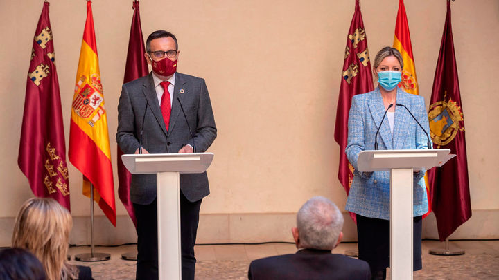 Diego Conesa (PSOE) y Ana Martínez Vidal (Cs) / EFE