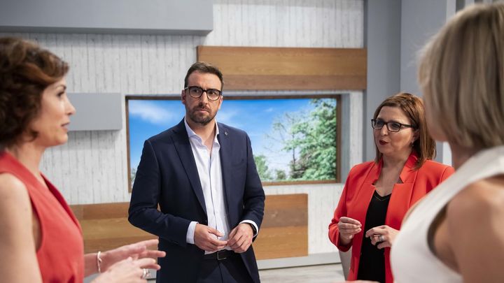 El equipo de 'Buenos Días, Madrid'. / Comunicación Telemadrid