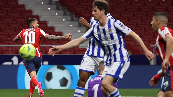 Correa marca a la Real Sociedad / EFE