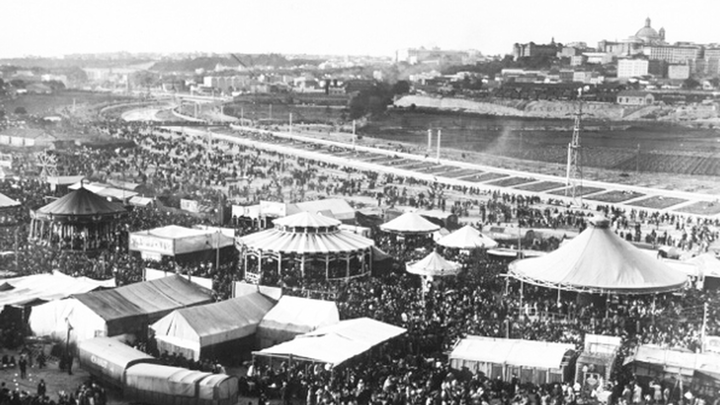 La pradera de San Isidro en 1932 / ARCHIVO REGIONAL