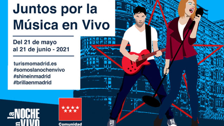 Cartel de 'Juntos por la Música en Vivo' / Turismo de Madrid