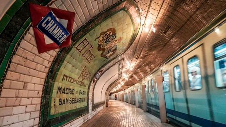 Andén cero de la estación de Chamberí / Comunidad de Madrid