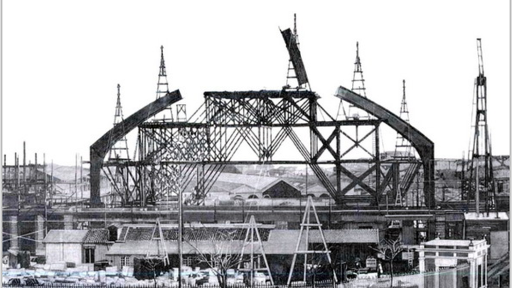 Construcción de la nueva estación de Atocha / Archivo