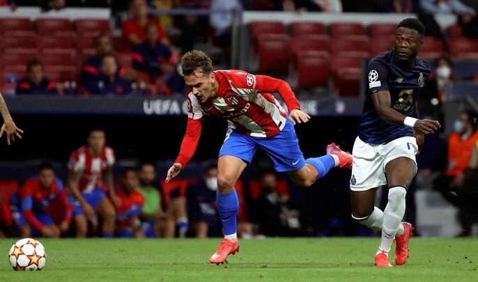 Griezmann ante el Oporto / EF