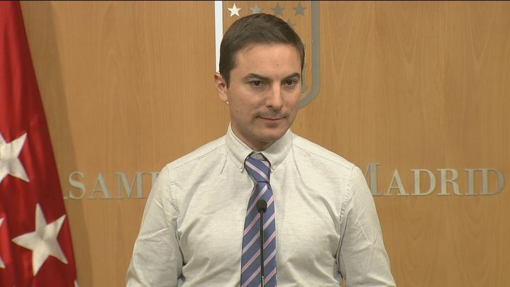 Juan Lobato, portavoz del grupo socialista en la Asamblea de Madrid / REDACCIÓN